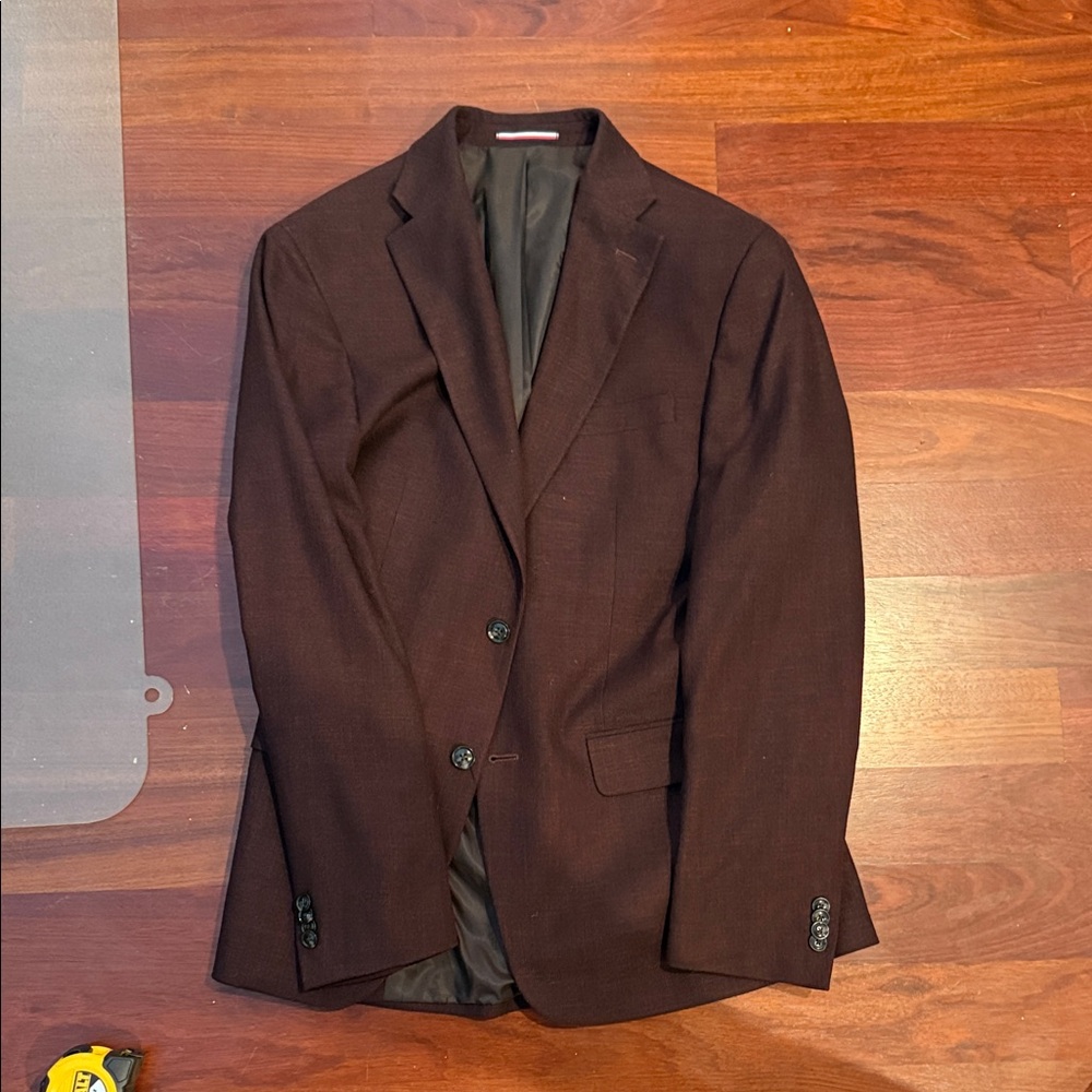 Tommy Hilfiger maroon red and navy blue sports coats “2”